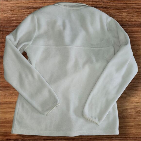 Columbia Cream Benton Spring Half Snap Fleece Pullover. Sz. M - Picture 2 of 8